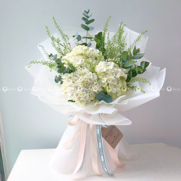 White Hydrangea bouquet